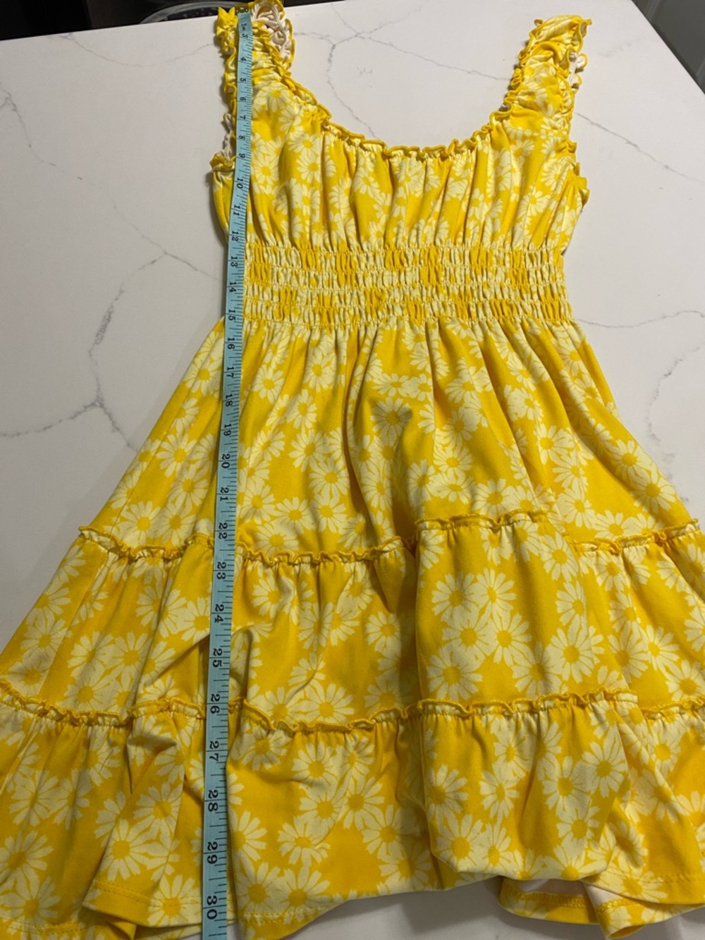 Urban Outfitters Womans Izzy Yellow Cottagecore Floral Mini Dress SZ MEDIUM - Picture 6 of 7